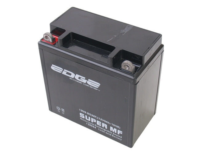 Edge Battery 12n9-BS Piaggio Vespa Gilera (MF) YB9B (z nadevom z gelom)