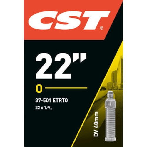 CST Inner Tube 22 x 1.75 (47-457) DV 40 mm Black
