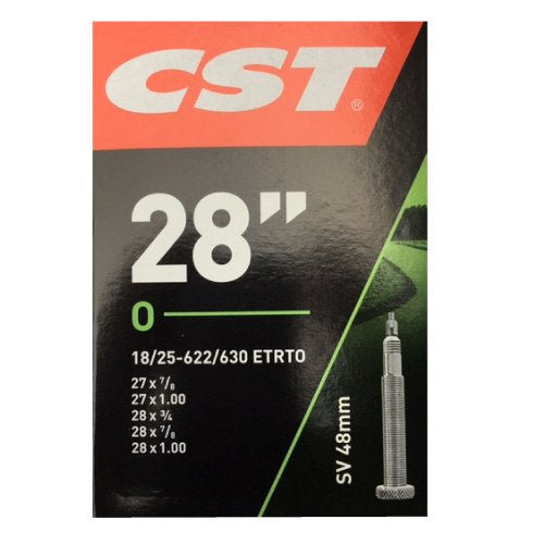 CST INNER TUBE SV15 RAÇA 28 polegadas 18 25-622 SV 48 mm 071504