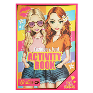Creative craft group besties fashion fun activity book