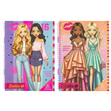 Creative craft group besties fashion design book a4 with accessories