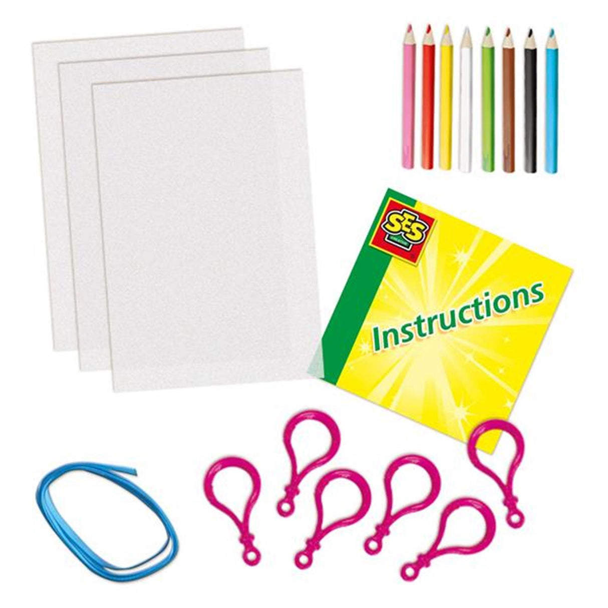 SES Creative Shrink Wrap Keychains