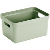 Sigma home opbergbox 13l groen 350x246x183mm | 3 stuks