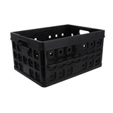 Sunware Square Folding Crate 32L Black