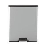 Curver Decobin Pedal bin 65l silver metallic