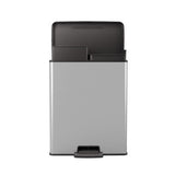 Curver Pedal bin Decobin Duo 26L 26L Silver Metallic