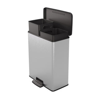 Curver Pedal bin Decobin Duo 26L 26L Silver Metallic