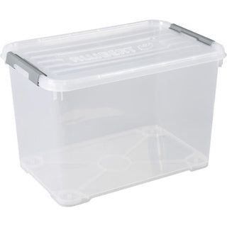Curver handy+ storage box with wheels 65l