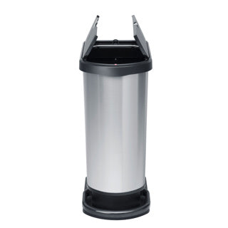 Rotho Pedal bin - Waste separator 2x25 L Paso Silver