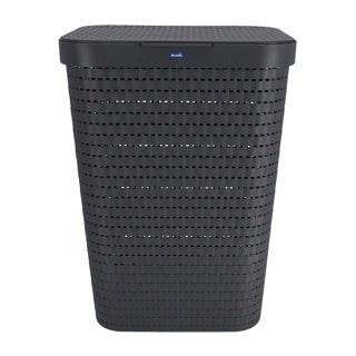 Rotho laundry basket 55 L Country Anthracite