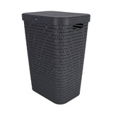 Rotho laundry basket 55 L Country Anthracite