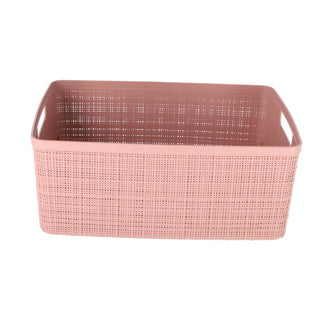 Curver Jute Storage Basket M 12L Rose Dawn