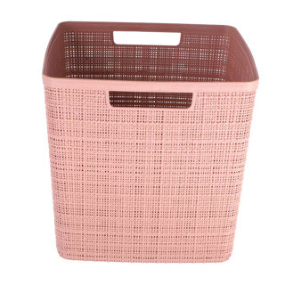 Curver Jute Storage basket Cube 17L Rose Dawn