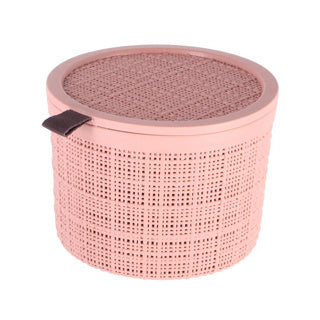 Curver Jute Storage basket around 2L Rose Dawn