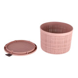 Curver Jute Storage basket around 2L Rose Dawn