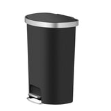 Eko Hana Pedal bucket 55l black built -in wheels