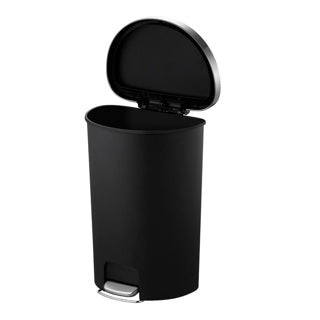 Eko Hana Pedal bucket 55l black built -in wheels