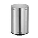 Eko Pedal Bin 3L Classic Mat en acier inoxydable