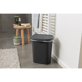 Curver Mistral Waste Bin Flat 10L Anthracite