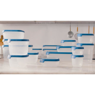 Curver Grand Chef Vershoudak Square 1,6L Transparentna temno modra