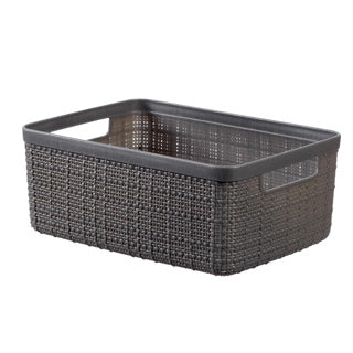Curver basket jute look 5l d gray