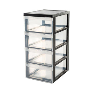 Iris chest of drawers 4x11L 39x29x61.6 cm with wheels