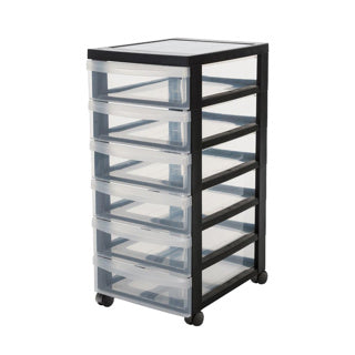 Iris chest of drawers 6x7.5l 39x29x61.7 cm with wheels