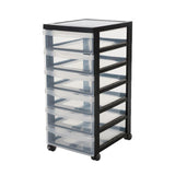 Iris chest of drawers 6x7.5l 39x29x61.7 cm with wheels