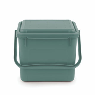 Poubelle Rotho 4,5 l bio vert gui | 2 pièces