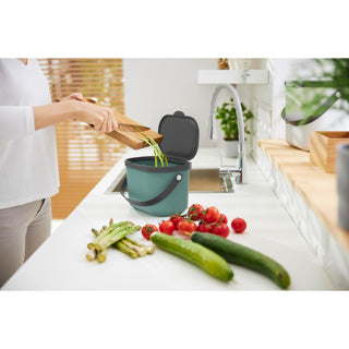 Rotho Albula Bio Waste Bin 3.2L Green