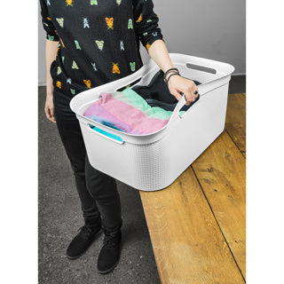 Rotho Flexible laundry basket Brisen 41 L White