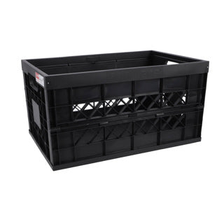Sunware Square Folding Crate Heavy Duty 45L Black