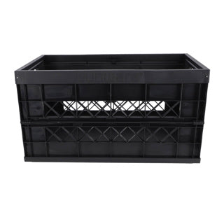 Sunware Square Folding Crate Heavy Duty 45L Black