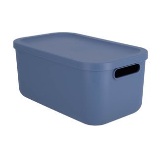 Rotho Decoration Storagebox Albula Light 12 L Horizon Blue