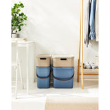 Scatola portaoggetti Rotho Albula 12l blu orizzonte