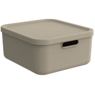 Rotho Albula Decoration Storagebox 20L Cappuccino
