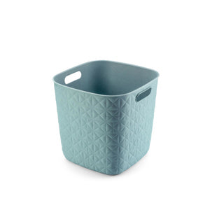 Curver softex storage basket cube 15l blue -green