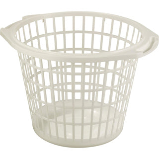 Laundry basket Basic 48cm around white