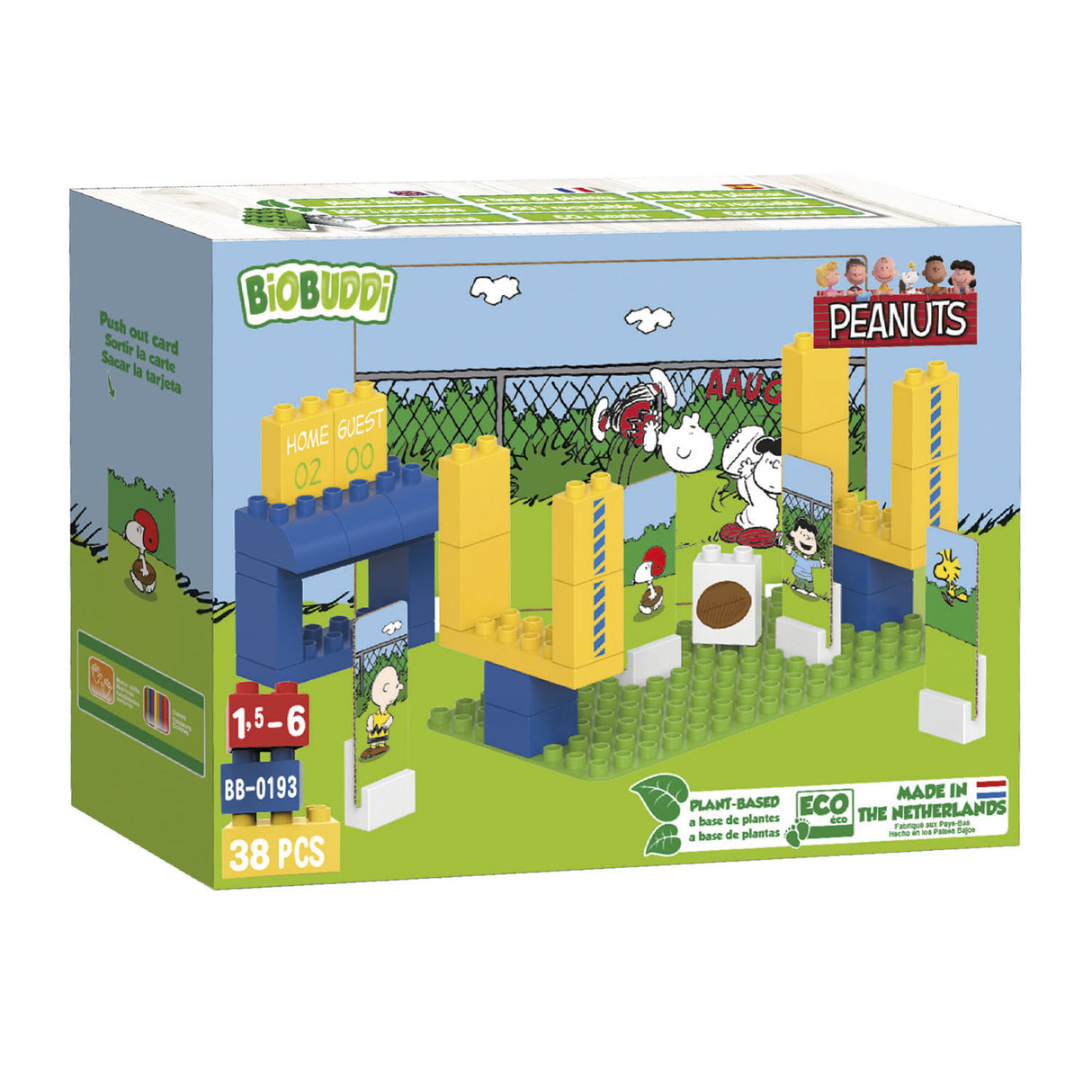 Biobuddi snoopy - amerikietiškas futbolas - 38vnt.