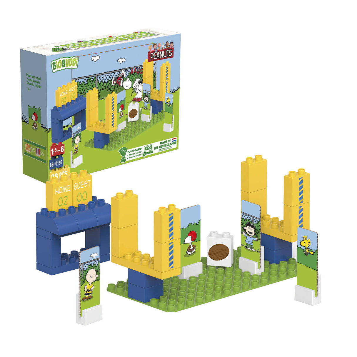 Biobuddi snoopy - amerikietiškas futbolas - 38vnt.