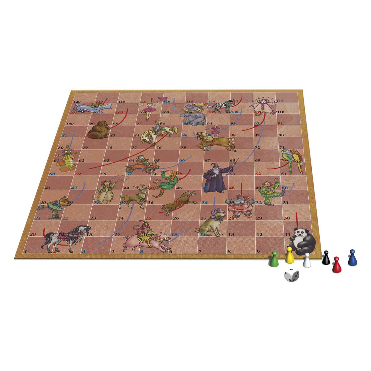 SelectA Board Game Games da allora -Circus Snakes and Ladders