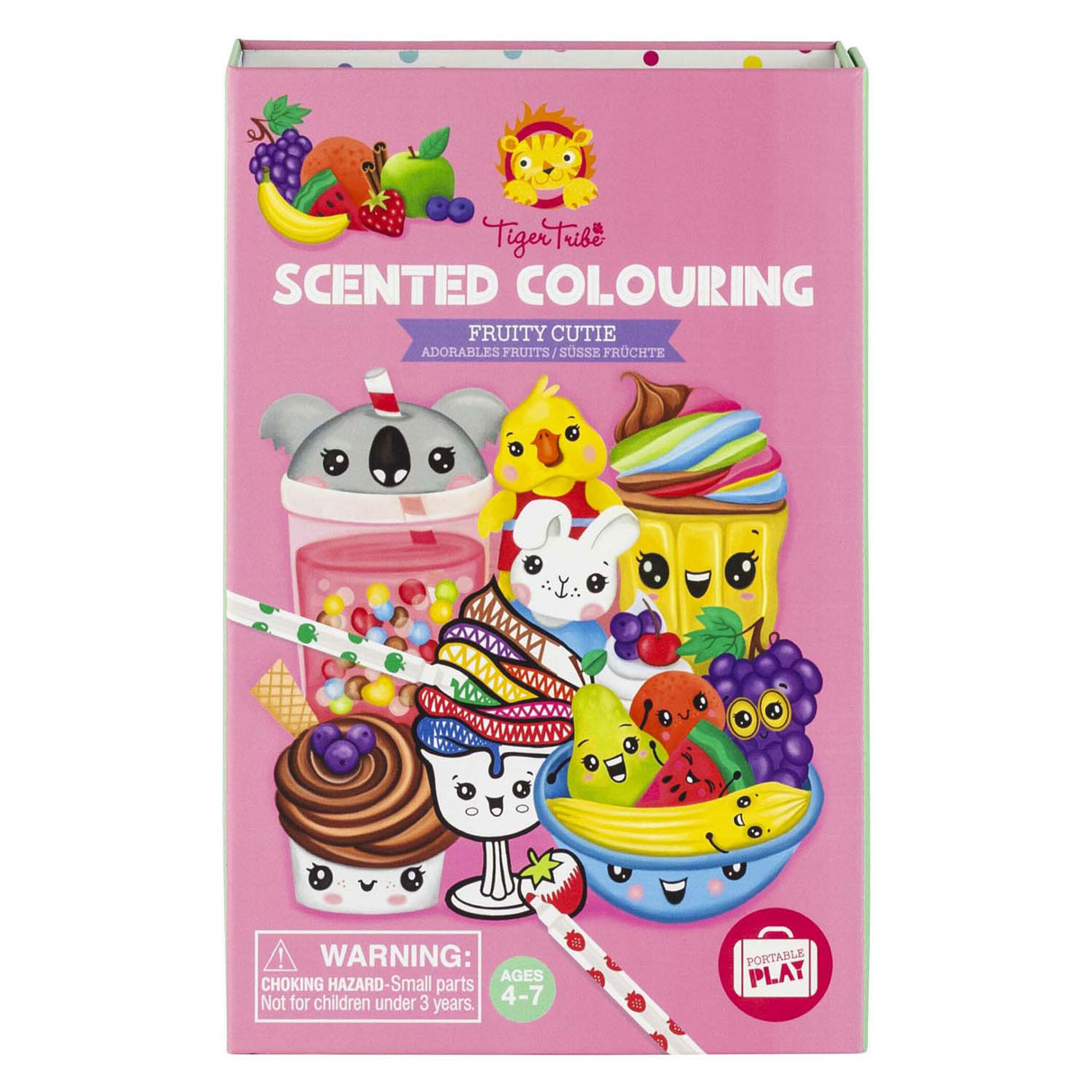 Coloriage selecta avec odeurs - mignonne fruitée