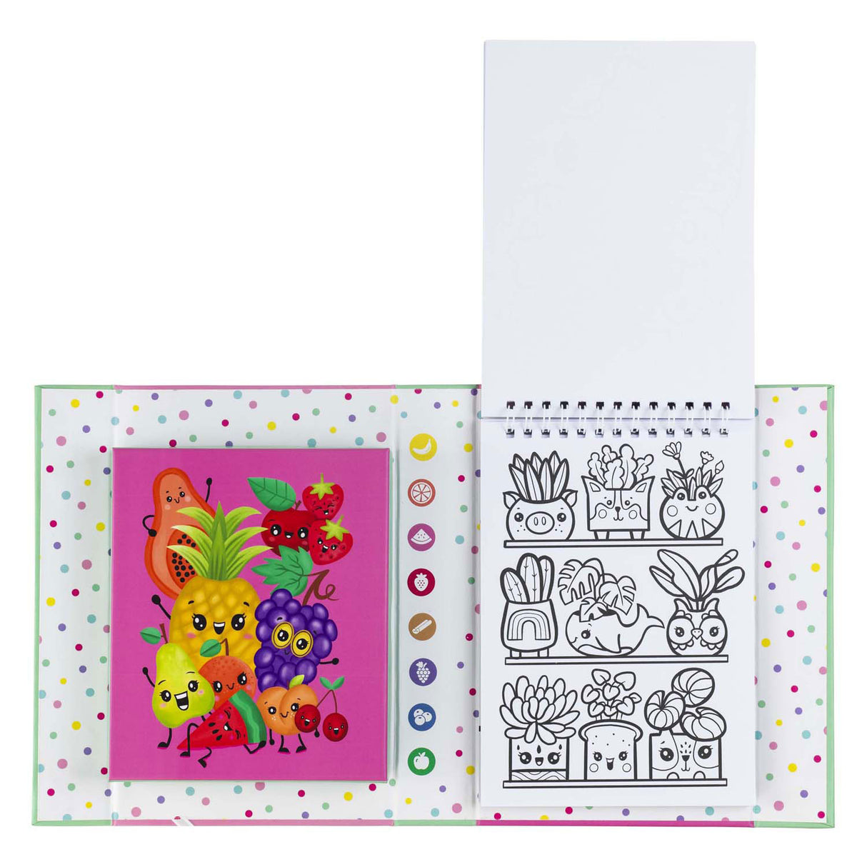 Coloriage selecta avec odeurs - mignonne fruitée