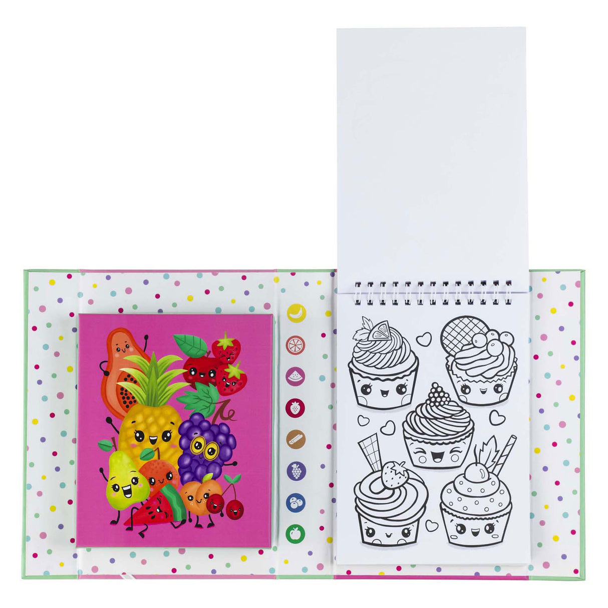 Coloriage selecta avec odeurs - mignonne fruitée