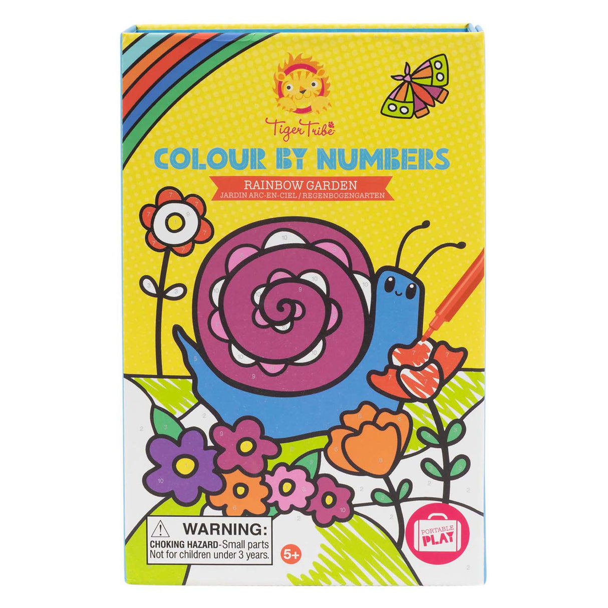 Selecta colors on number - Rainbow garden