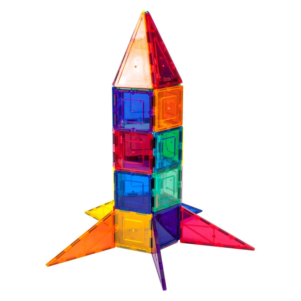 Selecta picassotiles rocket booster - magnetische bouwtegels, 32dlg.