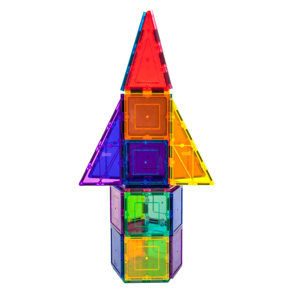 Selecta picassotiles rocket booster - magnetische bouwtegels, 32dlg.