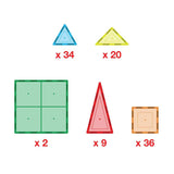 Selecta picassotiles play set - magnetische bouwtegels, 101dlg.