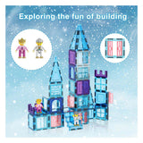 Selecta picassotiles vintertema - magnetiske bygningsfliser, 72 stk.