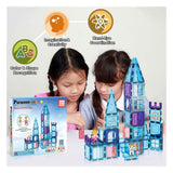 Selecta picassotiles vintertema - magnetiske bygningsfliser, 72 stk.